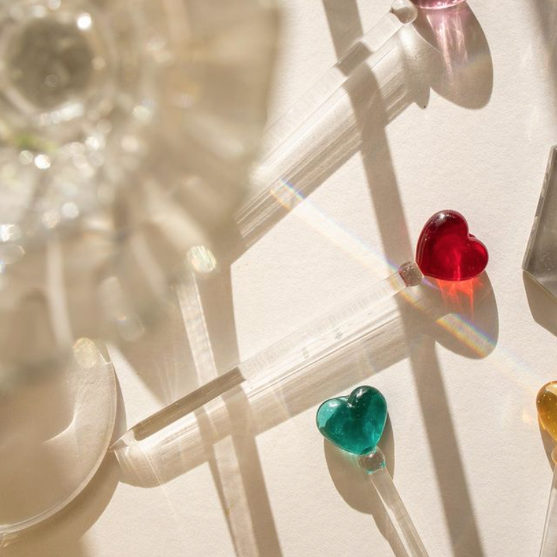 Glass Cocktail Sticks A Little Bird