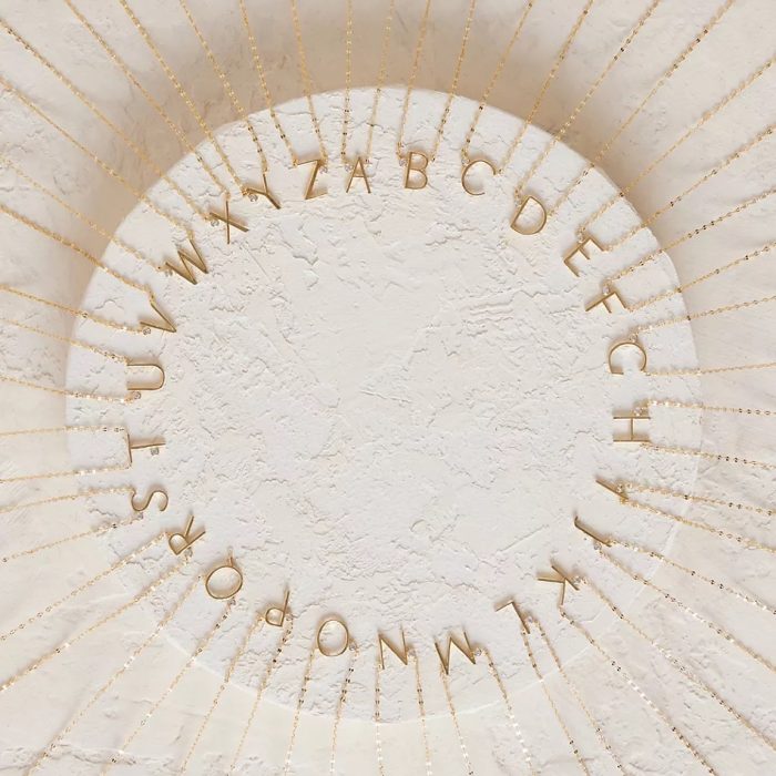 A Little Bird - Anthropologie Monogram Necklace
