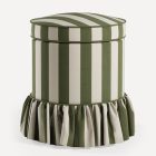 A Little Bird - Ceraudo Stripe Footstool