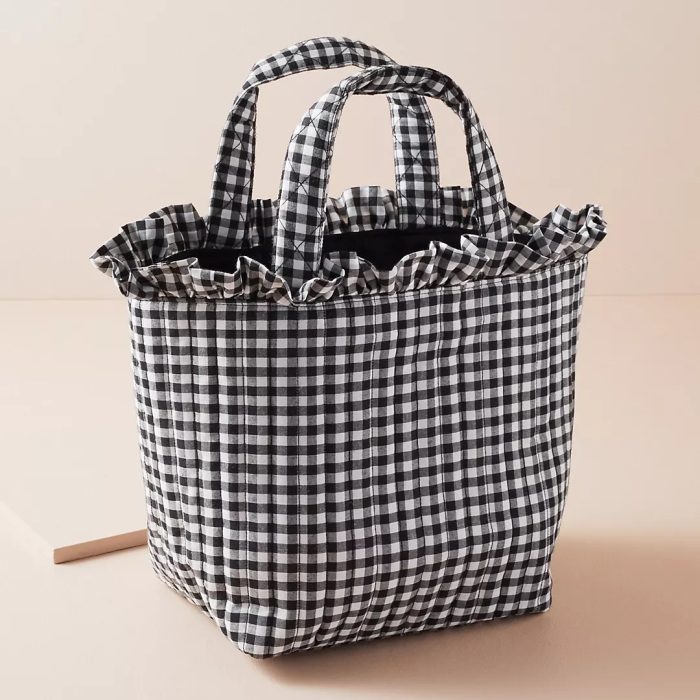 A Little Bird - gingham bag