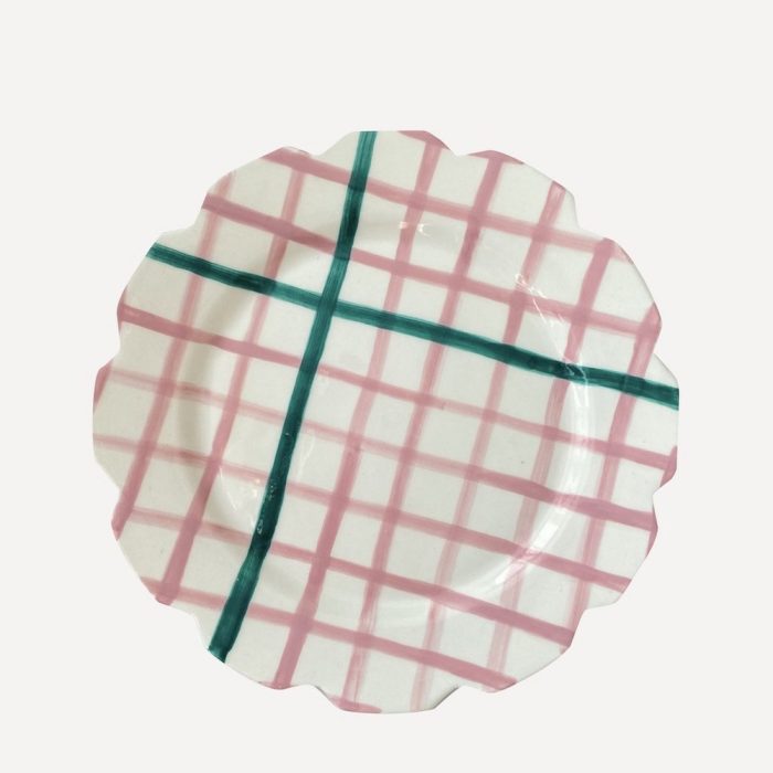 A Little Bird - Gingham Plate