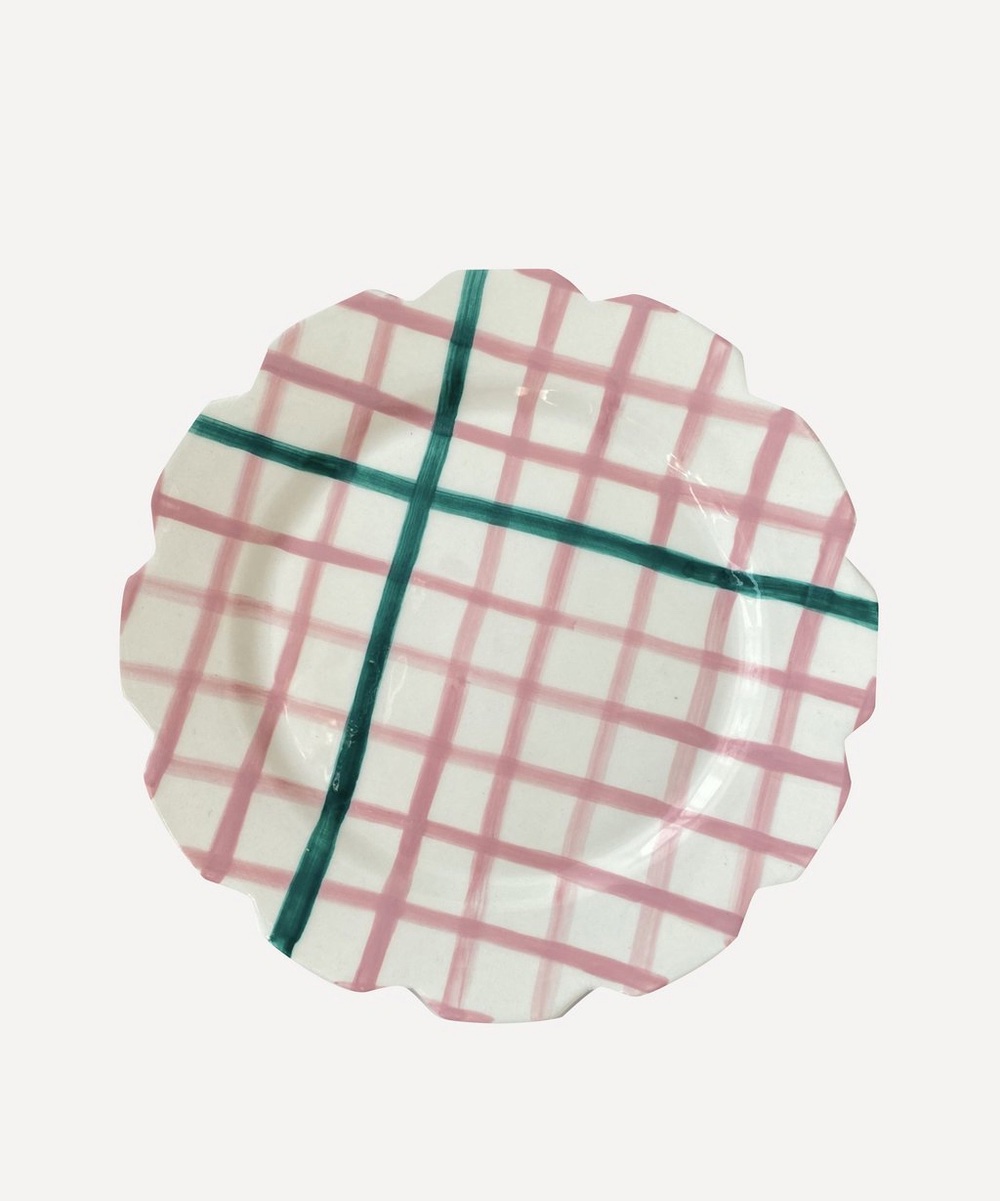 A Little Bird - Gingham Plate