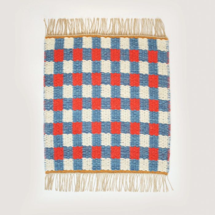 A Little Bird - gingham rug