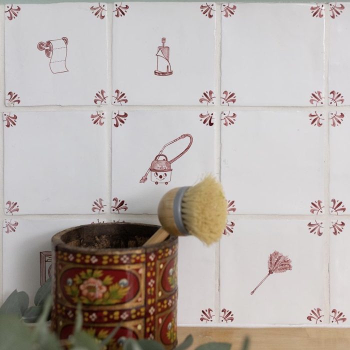 A Little Bird Petra Palumbo laundry tiles