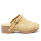 A Little Bird Ancient Greek Sandals raffia clogs