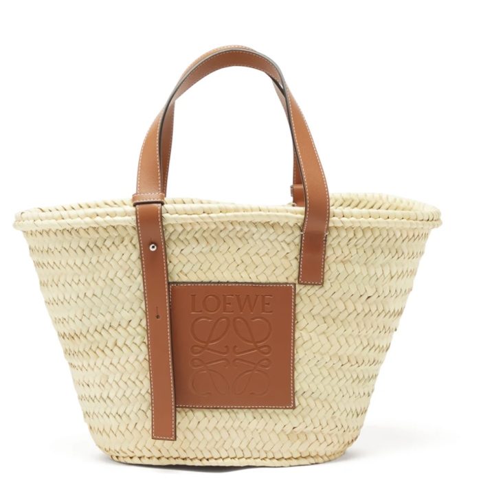 A Little Bird Raffia Loewe raffia bag