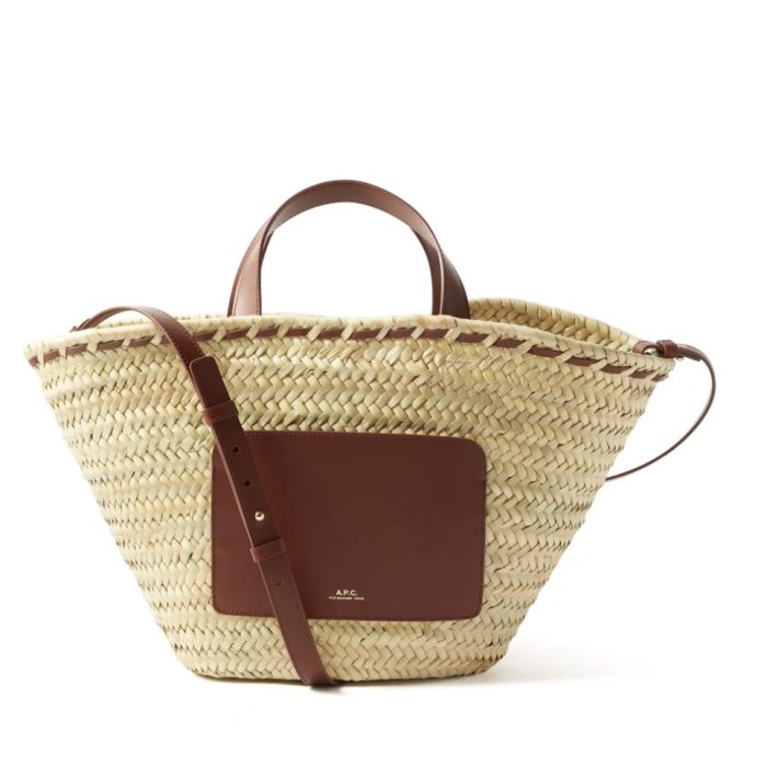 A Little Bird APC Raffia Basket Bag