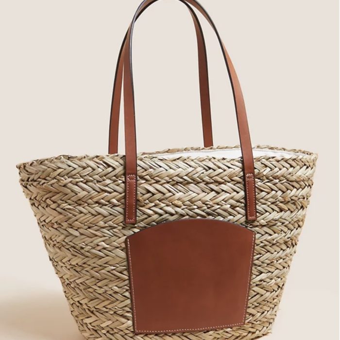 A Little Bird Marks and Spencer Straw Bag