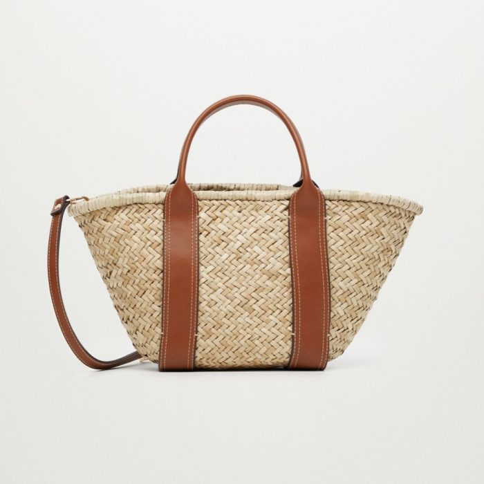 A Little Bird Mango Double Strap Basket Bag