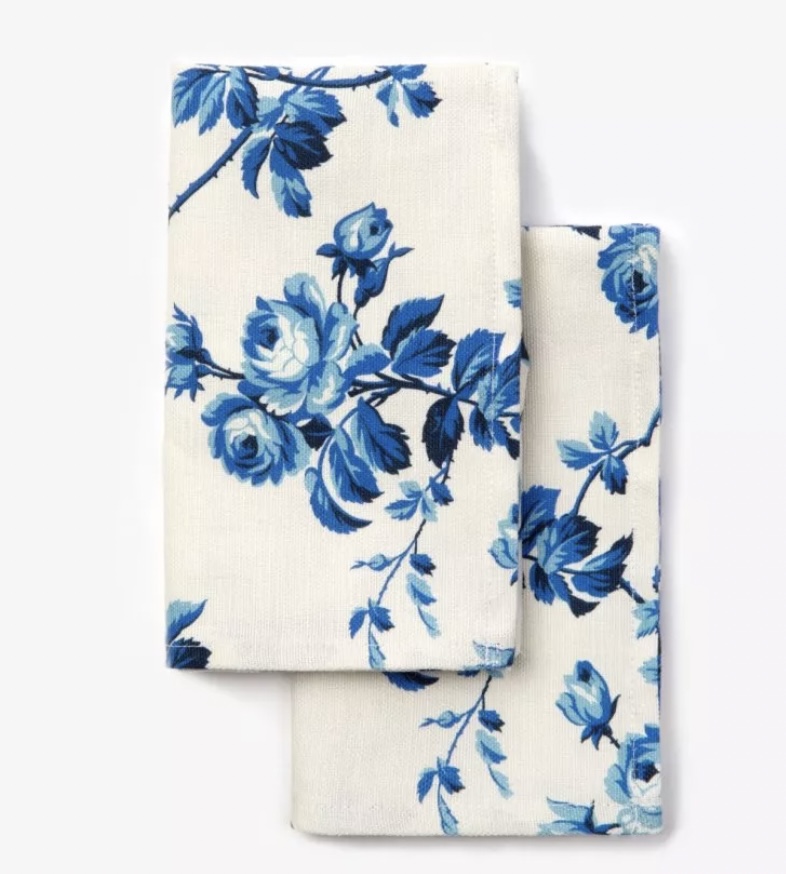 A Little Bird Penelope Chilvers Linen Napkins Rose