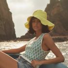 A Little Bird Flower Bucket Hat