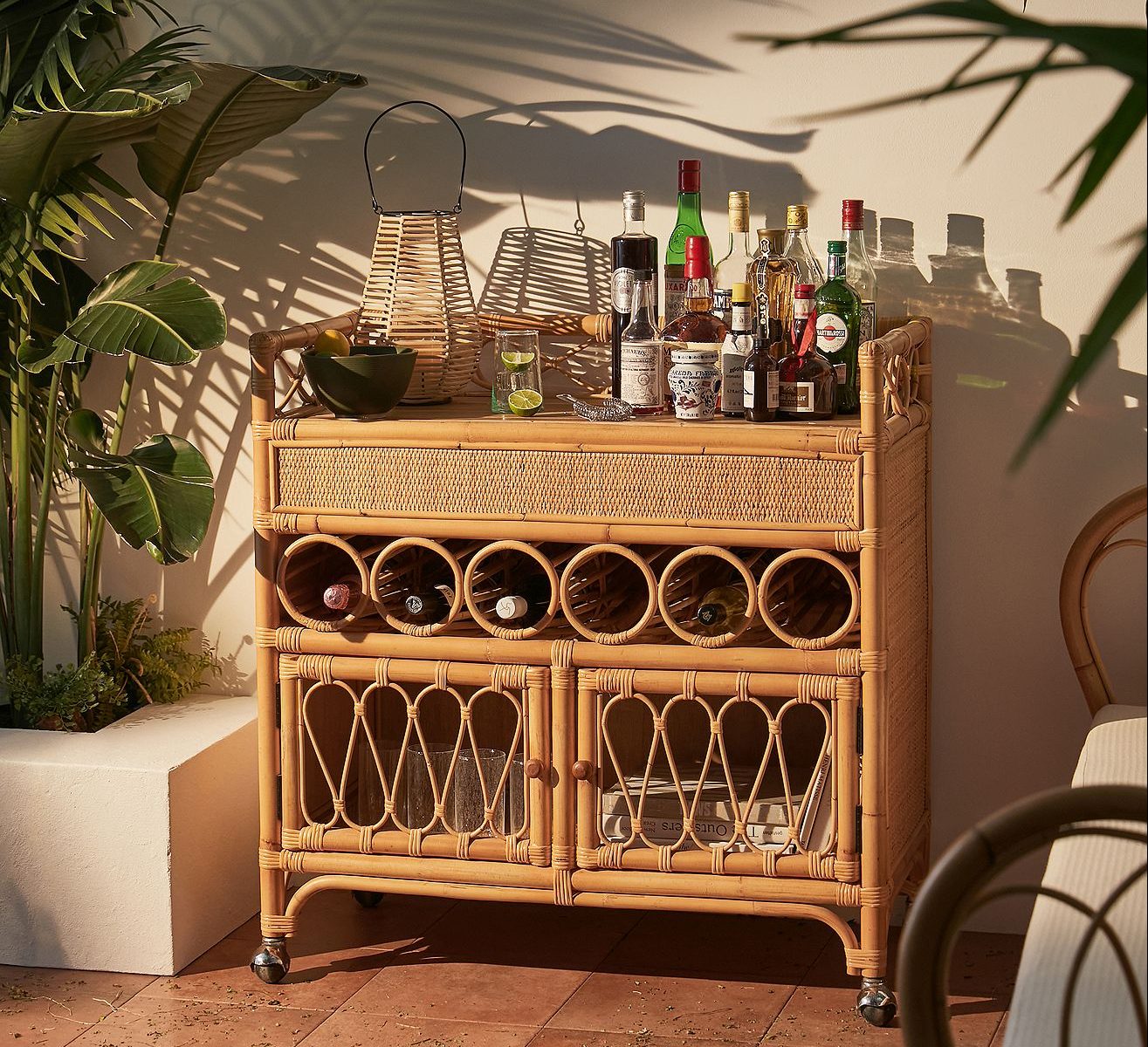 A Little Bird Loves bar carts and drinks cabinets