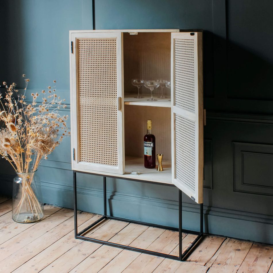 A Little Bird loves bar carts and cocktail cabinets
