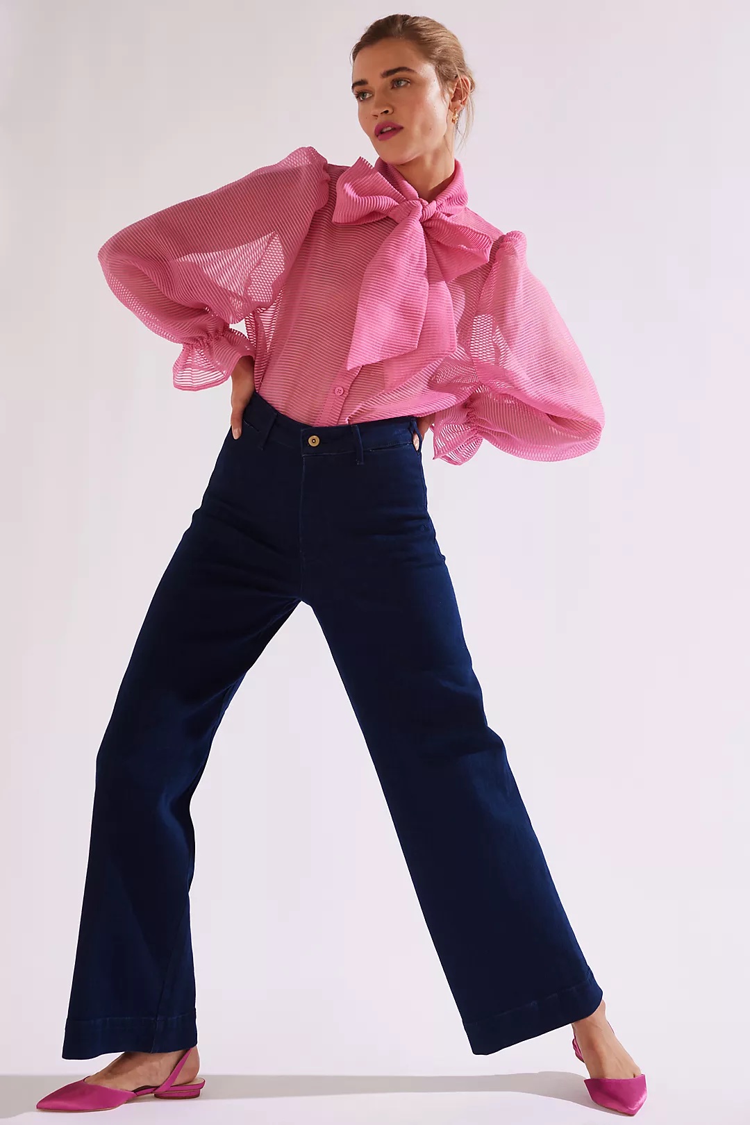 A Little Bird - Bow Blouse