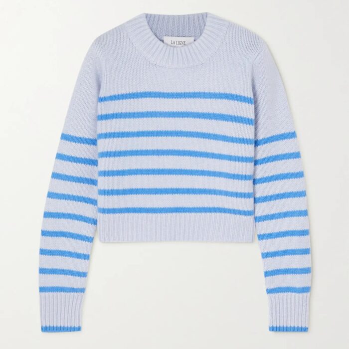 A Little Bird - striped cashmere
